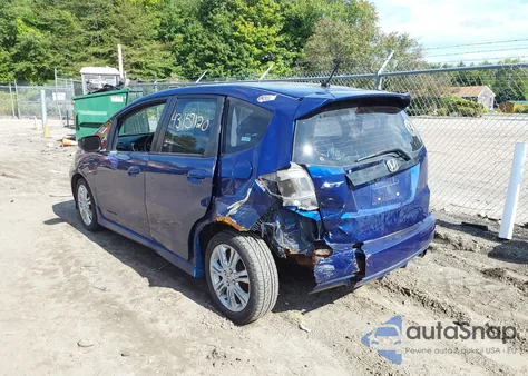 2009 Honda Fit Sport from USA, damaged, VIN JHMGE87429S039602